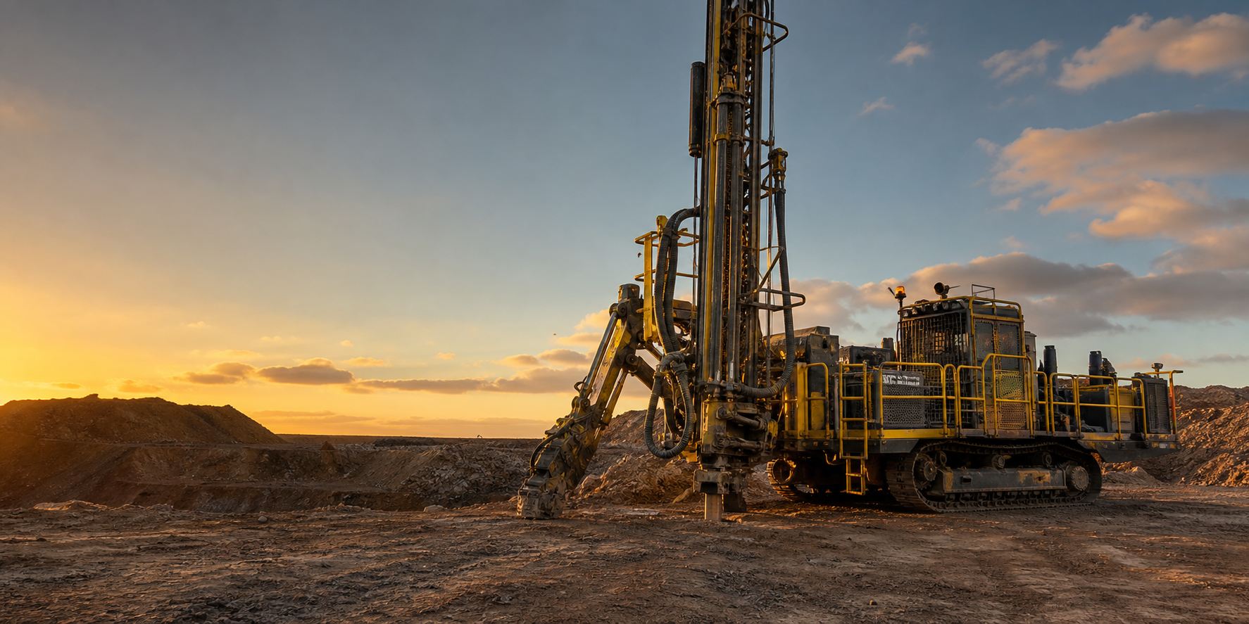Heavy mining support equipment on a Western Australian mine site